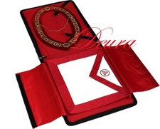 Royal Arch Masonic COLLAR // APRON // CASE Complete Package RA-3000
