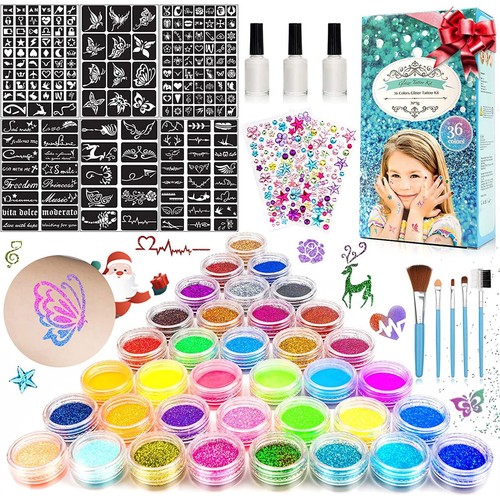 Kit tatouage paillettes enfant - tatouage,
