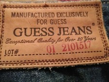 AUTHENTIC GUESS JEANS STRAIGHT