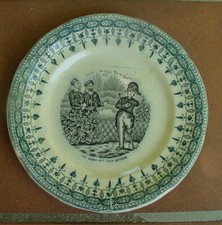 ASSIETTE PARLANTE TERRE DE FEU