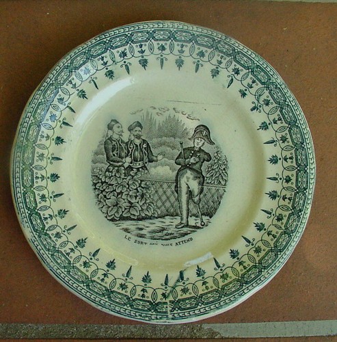 Assiette parlante terre feu - assiette,