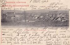 Carte postal ancienne card NOIDANS-LE-FERROUX BISSUEL BESANCENOT broderie 1903