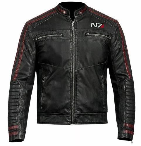 Veste cuir mouton noir - veste,