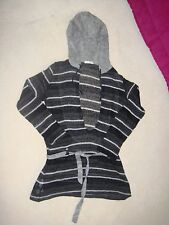 Pull Capuche Rayé Gris Promod - taille M