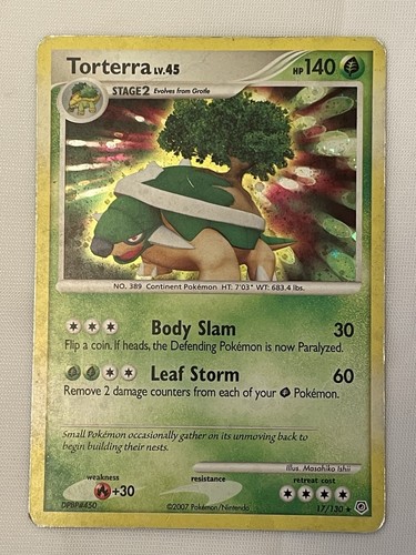 Torterra 130 2007 pokemon - torterra, |