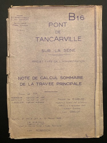 Pont tancarville sur la - de,