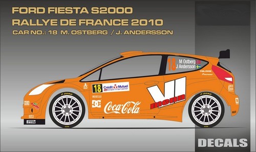 Decals ford fiesta s2000 - fiesta,