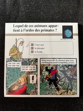 LOT 20 FICHES ATLAS TINTIN