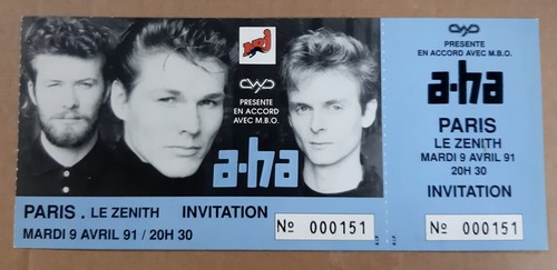Ticket billet unused - ticket,