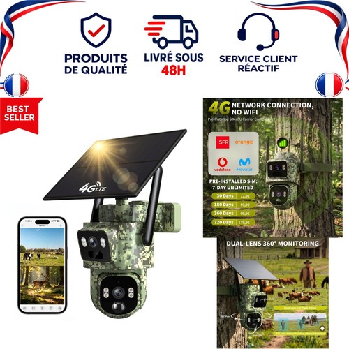 Caméra chasse solaire - de,
