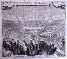 CIRQUE NAPOLEON CHINE UN CHARGEUR  ATELIER DE REMBRANDT L' UNIVERS ILLUSTRE 1861