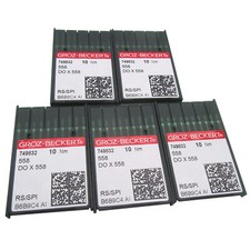 50PCS Groz-Beckert DOX558 needles for ADLER 558 BROTHER B980 B981 JUKI MEB-3200