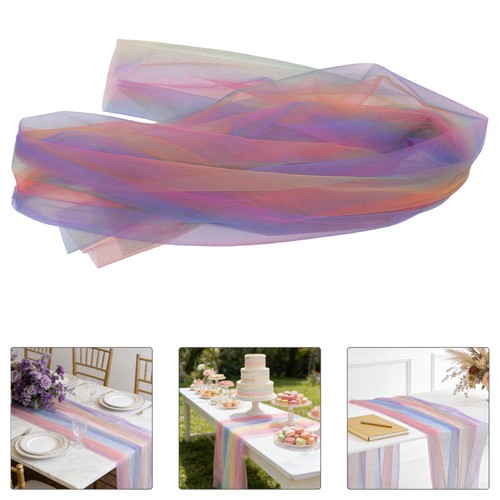 Chemin table printemps arc - table,