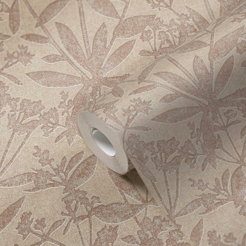 Papier peint floral avec - papier,