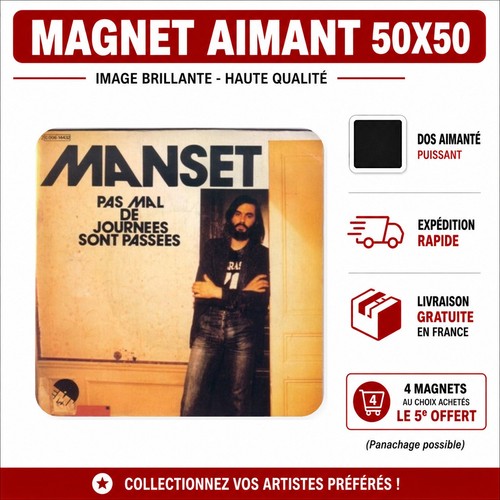 Magnet gérard manset - gérard, cm