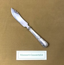 couteau de service à fromage modèle ROCAILLE / LOUIS XV métal argenté 21 cm