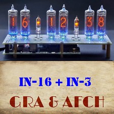 Nixie tube clock - nixie, rgb