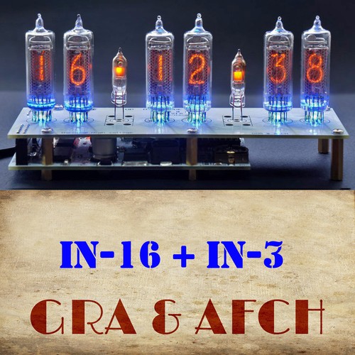 Nixie tube clock rgb usb - nixie,