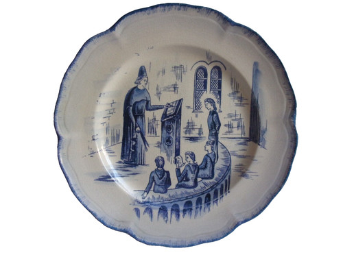 Assiette faïence france - assiette, de