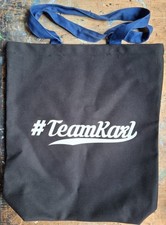 Tote Bag promotionel Karl Lagerfeld TeamKarl Paris tissus debut 2000