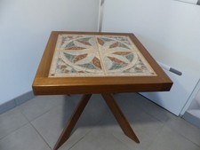 Table basse carrée vintage