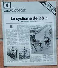 Encart Poster Encyclopédie MIROIR du CYCLISME N° 179 DANGUILLAUME Novembre 1973