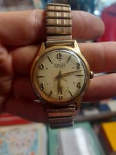 Ancienne Montre Thalès Incabloc Plaqué Or État D'usage