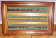 BOULIER Compteur de BILLARD FRANCAIS Américain Bois Vintage