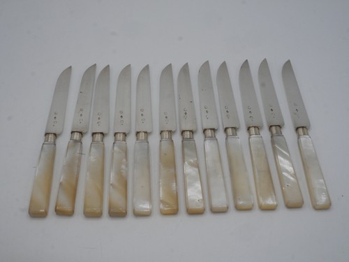 Couteaux fruits argent - couteaux,