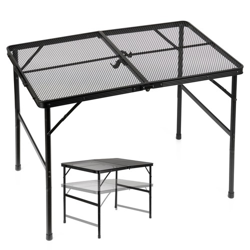 Table camping réglable - table,