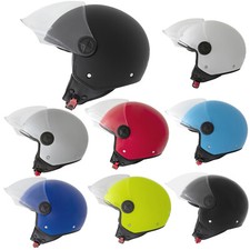 Casque Avec Moto Scooter Quad Jet Visiere ECE 22 SonicMoto