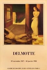 Marcel DELMOTTE - GALERIE ISY BRACHOT 1988 affiche