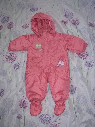Combinaison doudoune rose - doudoune,