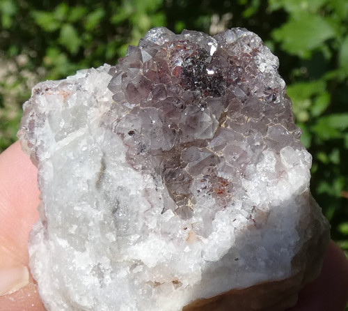 Quartz fumé hématoïde - quartz,