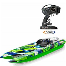 Traxxas TRX57046-4GRNR Catamaran Dcb M41 Bateau de Course sans Brosse Vert Akku