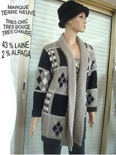 GILET MANTEAU JACQUARD TRES