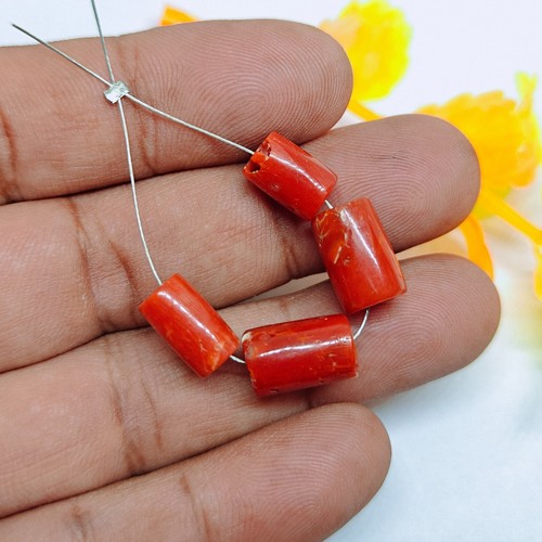 Perles tambour corail - tambour,