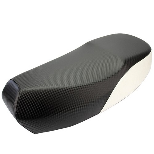 Selle scooter noire blanche - scooter,