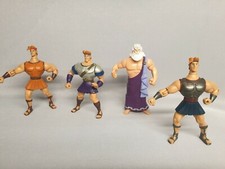 DISNEY MATTEL HERCULES - ACTION FIGURES X4 - 1997