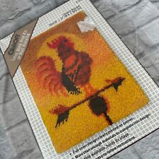 Caron Loquet Crochet Kit Pays Coq 20x27 K3388 Usine Scellé Sans Outil DIY Art