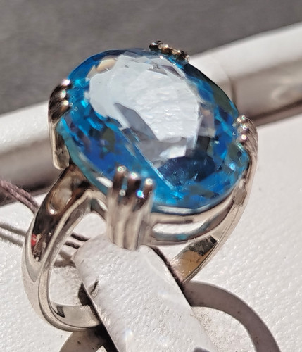 90g top bague topaze - 6,90g,