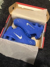 nike shox R4 Bleu