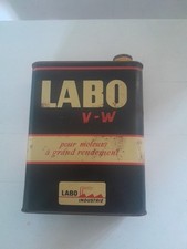 LABO V W ancien bidon d'huile