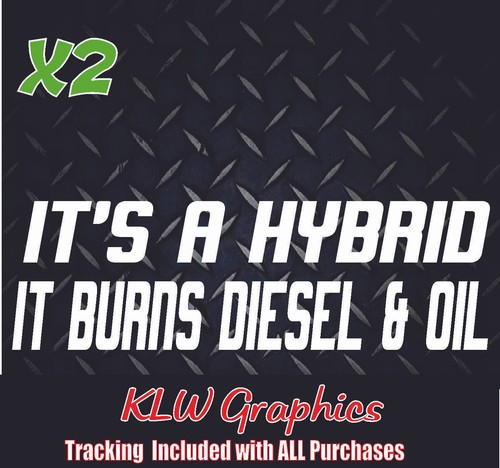 Hybrid burns decal sticker - decal,