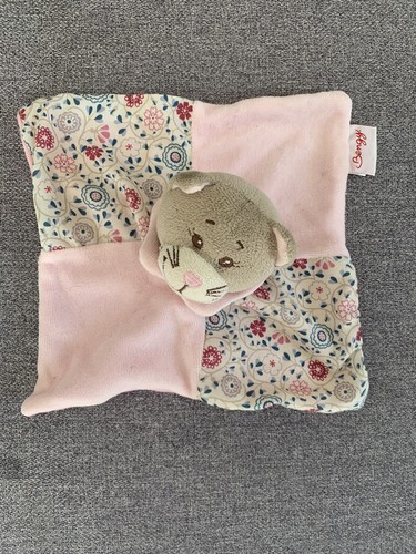 Doudou plat chat gris - plat,