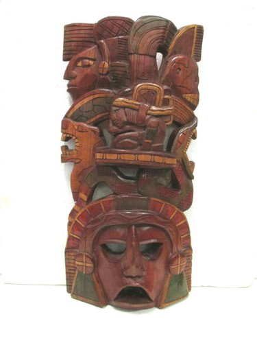 Masque décoratif amérindien