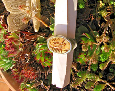 bague romaine en argent avec