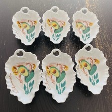 LOT de 6 coupelles pour avocat en porcelaine de chauvigny