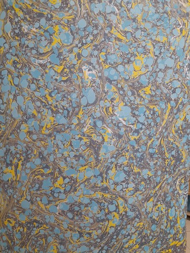 Papier marbré cuve - papier, à
