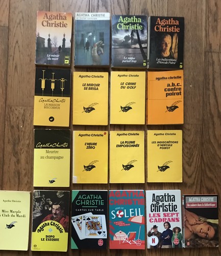 Lot livres agatha - lot,